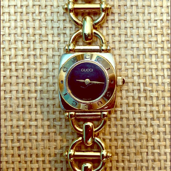 Gucci Accessories - Vintage Gucci Horsebit Bracelet Gold Plated Watch